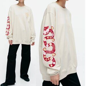 Marimekko Loisto Jalo Placement Sweatshirt Year of the Dragon unisex XL